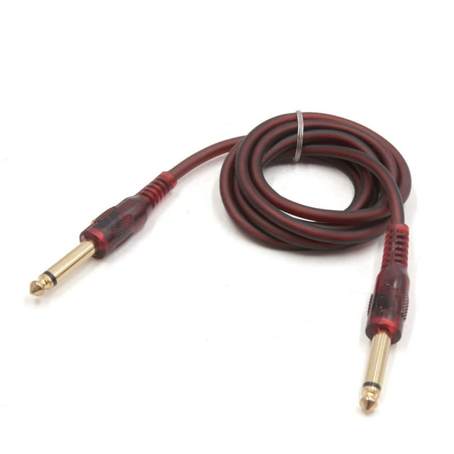 1,5 Metro Cable de Audio Estéreo para Vehículo Coche Macho a Macho 6,5mm Conector TRS 1/4 Pulgadas