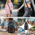 thumbnail image 6 of Bulopur Red Rose Black Cat Kids Backpack Set 5 Pcs Gothic Cool Kids Bookbag with Lunch Bag, Pencil Case, Water Bottle Cover and Wrist Strap for Teen Girls Grade 1-6, 6 of 8