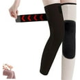 thumbnail image 1 of Winter seamless knee warmers with pockets, Adjustable Thick Plush Leg Knee Pads Sleeves, leg warmers for Men Women, 1 of 7