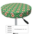 thumbnail image 4 of Naloa 60s and 70s Style Round Bar Stool Cushion Cover 12-14 inch, Fits Kitchen, Office, Restaurant Chairs - 12 inch, 4 of 7