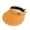 Orange, variant on Women's Wide Brim Sun Visor Hat UPF50+ UV Protection Open Top Cap for Summer Beach Travel Golf Adjustable