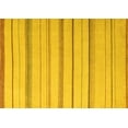 thumbnail image 1 of Ahgly Company Indoor Rectangle Solid Yellow Modern Area Rugs, 4' x 6', 1 of 4