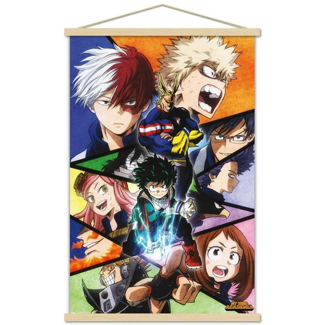 My Hero Academia - Faces Wall Poster, 22.375" x 34"