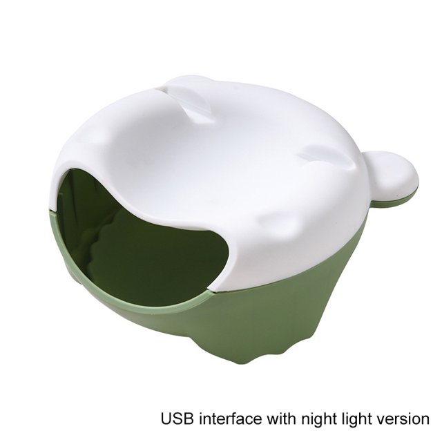 Automatic Cat Fountain LED Filtering Silent Pet Drinking Dispenser Cat Food Bowl