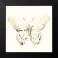 thumbnail image 2 of Vess, June Erica 20x20 Black Modern Framed Museum Art Print Titled - Sepia Butterfly Impressions II, 2 of 5