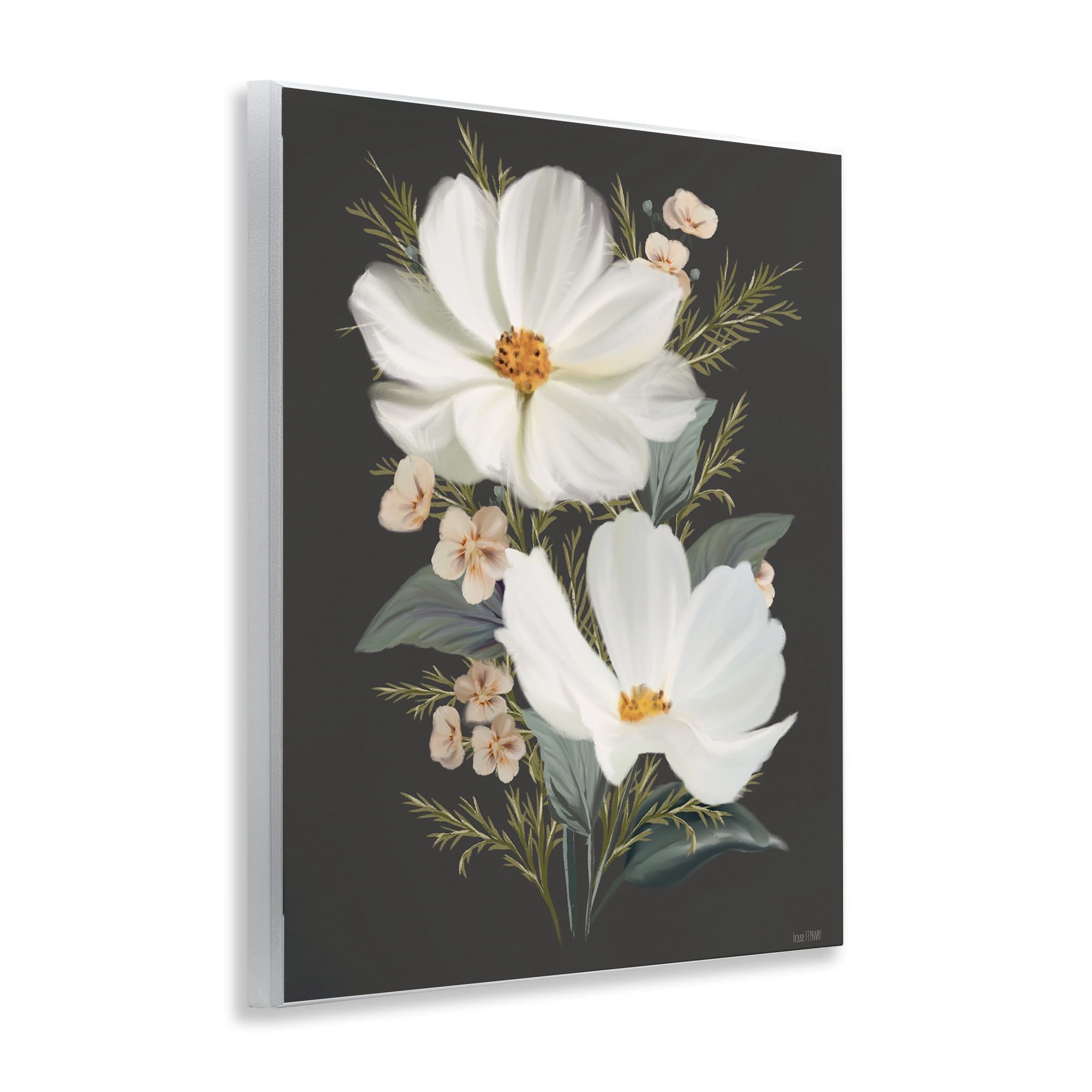 Stupell Industries Old Lace Cosmos Wall Plaque Art, design by House Fenway