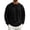 AB02_Black, variant on Crew Neck Sweatshirts Men Winter Warm Top Soft Ribbed Cuffs Pullover Fashion Solid Color Sweatshirt Light Purple M