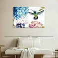 thumbnail image 2 of Elephant Stock Spring Nectar Wall Art - Horizontal Canvas Wall Art - Living Room Wall Decor - Animal Canvas - Blue And Green Decor By Lisa Audit - 39" x 26", 2 of 8