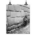 thumbnail image 2 of Print: Native Standing By Inca Masonry Wall, Cuzco, Peru, 1907, 2 of 4