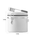 thumbnail image 3 of Giunmcul Online Shopping Coffee Canister, Airtight Stainless Steel Kitchen Food Storage Container with Date and for Grounds Coffee,Beans, Tea, Flour, Cereal, Sugar(1.2L), 3 of 5