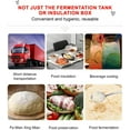 thumbnail image 6 of RuWeoMaa Bread Proofing Box with Temperature Control and Compact Design, Dough Proofing Box, Pizza Proofing Box, 1 Pack 50L (17.5"X17.5"X11.8"), 6 of 10