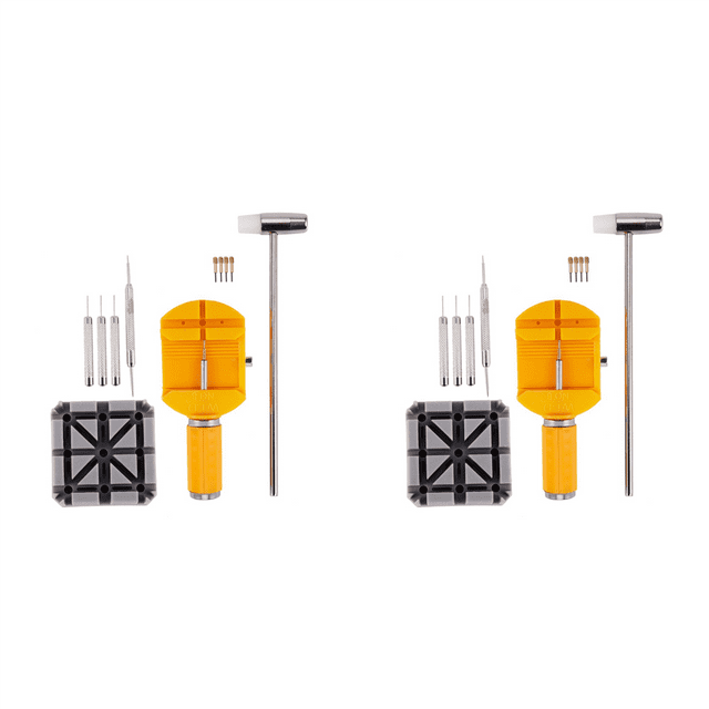 22 Piezas/ Kit Herramienta de Reparacion Removedor de Enlace de Pulsera y Banda de Reloj de Metal Herramienta Removedor de Cinturon Banda de Reloj de Reparacion Accesorios de Reloj