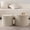 Beige+Cream, variant on Round Wave Stripe Coffee Tables | Multi - room Usage | Elegant and Space - Saving Table Set