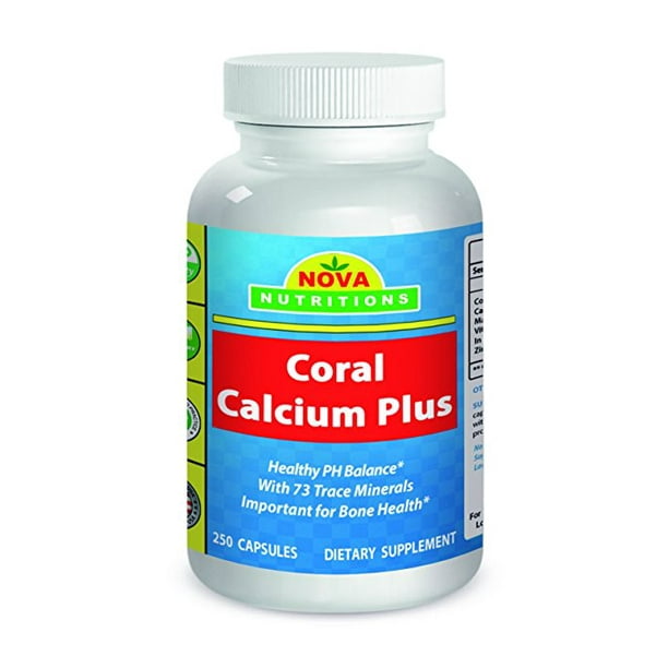 Nova Nutritions Coral Calcium Plus 1000 mg 250 Capsules