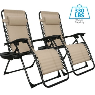 Caravan Sports Oversized Infinity Zero Gravity Chair, Brown
