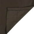 thumbnail image 4 of TWOPAGES Blackout Drape Pinch Pleat Window Treatment Curtain for Living Room, 1 Panel, 52"x96", Chocolate, 4 of 6