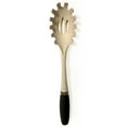 thumbnail image 2 of 1 Pasta Server Spoon Spaghetti Noodle Nylon Utensil Slotted Wheat Straw 13.4"L, 2 of 4