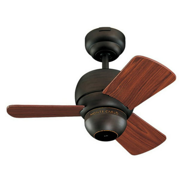 Monte Carlo 3tf24rb Micro 24 In Indoor, Micro Ceiling Fan With Light