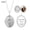 silver, variant on Personalized Engraved Flower Photo Locket Necklace Hold Picture Oval Pendant Necklace for Women Memorial Jewelry for Women