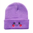 thumbnail image 3 of Gorros de punto con bordado de ojos bonitos de Pikachu de dibujos animados para hombre y mujer, gorros de moda de Hip Hop, gorro cálido de lana para invierno, 3 of 4