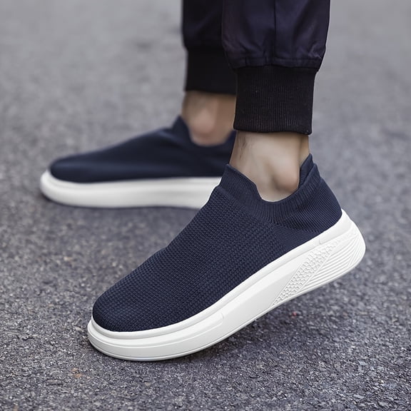Men's Slip-On Sneakers - Breathable, Comfy & Stylish Casual Footwear for Every Season