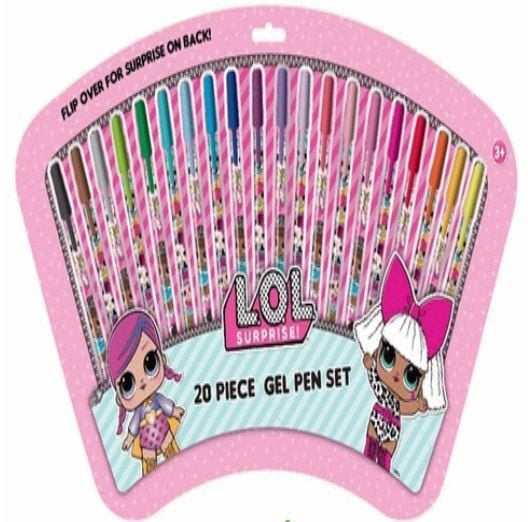 LOL Surprise Bundle Pack Gel Pens Pencils Erasers Stickers Set Lot 
