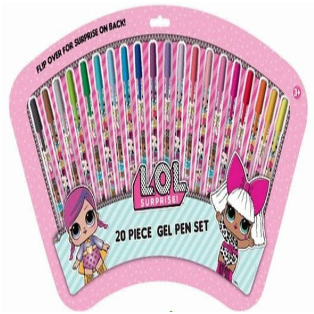 LOL Surprise Gel Pen Set Kit [20 Pieces!]