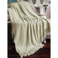 thumbnail image 1 of HOME SOFT THINGS COBIJA TEJIDA REVERSIBLE MANTA LIGERA SÚPER SUAVE Y ACOGEDORA - CONCHA - 127X152.4CM, 1 of 5
