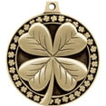 thumbnail image 2 of 4 Leaf Clover Medals, 2" Gold Diecast 4 Leaf Clover Medal Award 20 Pack, 2 of 2