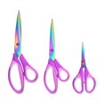 thumbnail image 2 of SUTENGDA Winter Savings Clearance!  Craft Sewing Scissors Titanium Alloy Blade Multi-purpose Scissors Set 3 Pieces, 2 of 6