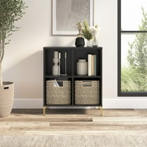 Bush Furniture Soho 4 Cube Organizer in Black