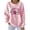 A12-Pink, variant on LEKWK Breast Cancer Sweatshirt for Women Ribbed Print Casual Drop Shoulder Tops Fall Long Sleeve Cozy Crewneck Sweatshirt Breast Cancer Awareness