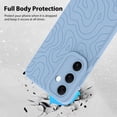 thumbnail image 2 of Funda de teléfono MZELQ Silicone Wave Ripple para Samsung Galaxy S24 Fe, 2 of 6