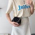 thumbnail image 4 of Mini chain hand bill of lading shoulder crossbody bag small square bag women's crossbody bag - black, 4 of 5