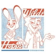 thumbnail image 2 of Girls Zootopia 2 Judy Hopps and Nick Wilde Undercover T Shirt, 2 of 4