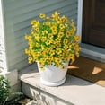 thumbnail image 1 of Simulated Flower Planting E Ucalyptus Violet Flowers Artificial Flower Decoration Outdoor Courtyard Scenery Simulated Green Plants Bouquet, 1 of 6