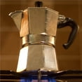 thumbnail image 2 of Matsuzay Cafetera de aluminio Italiano Latte Percolador Octagonal Seguro Universal Anti-escaldado Hervidor de café para Cocina Hogar Juegos de servir café y té 450ml, 2 of 6