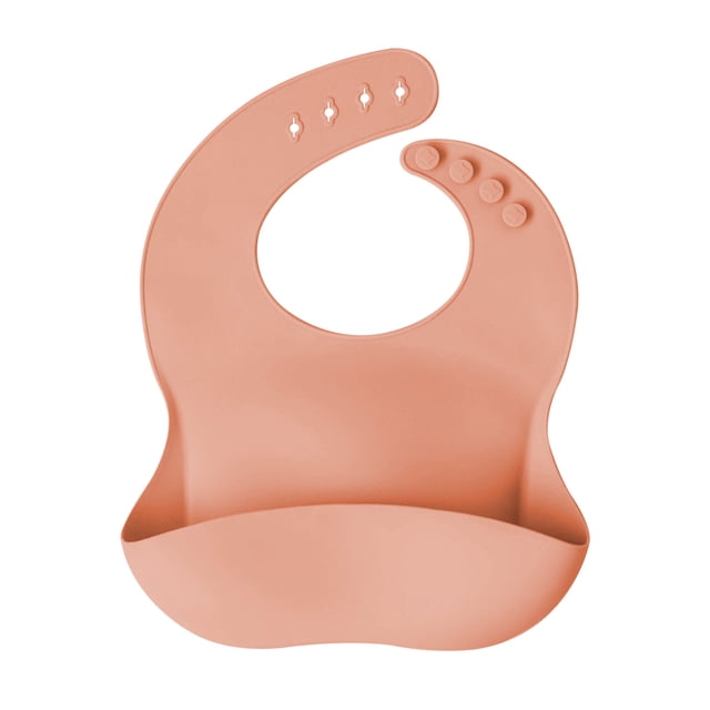 Babero para Bebé (+6 Meses) - Amababy - Silicón Flexible con Broche
