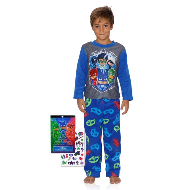 Boys' License Fleece Pajamas with Stickers