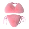 thumbnail image 4 of Beachwear Set for Summer Leisure with Sleek Strapless Solid Design and Versatile Two-Piece Bikini Ensemble, 4 of 4
