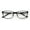 Black, variant on Premium Women Fashion Stainless Steel Reading Glasses Frame Clear Lens Metal Reader With Acetate Temple