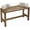 36 IN Wide Natural, variant on Teak Shower Bench with Large Storage Shelf lb Capacity  Bathroom Seat with  Feet  Elegant Natural Teak Finish   for Adults  Seniors  &;  Bathrooms