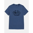 thumbnail image 3 of Whichone "Bicycle Cytologist" Letter Print, Funny Graphics Adult Humor Fit Well Short Sleeve Casual Tee Up To 2XL, 3 of 8