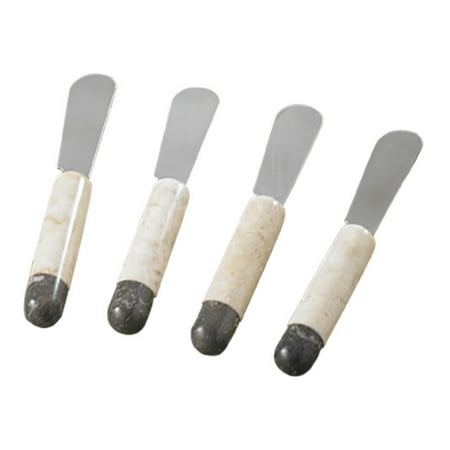 

Creative Home 2 Tone Charcoal/Champagne Marble - Set of 4 Spreaders