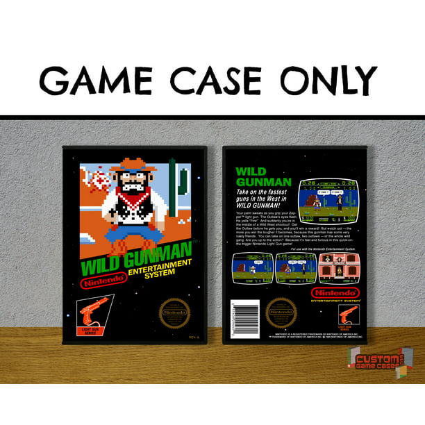 svømme Gymnastik madlavning Wild Gunman | (NESDG) Nintendo Entertainment System - Game Case Only - No  Game - Walmart.com