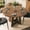 Brown, variant on Gelloan 47" Round Dining Table for 4-6 Persons, Modern Farmhouse Wooden Kitchen Table for Dining Room Kitchen,Brown (Only Table)