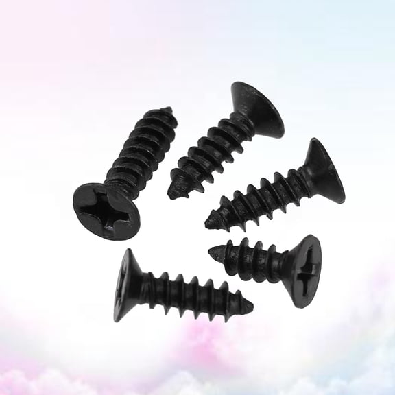 SOPOTUTU 100Pcs Flat Head Drywall Screw Stainless Steel with Flush Surface Design