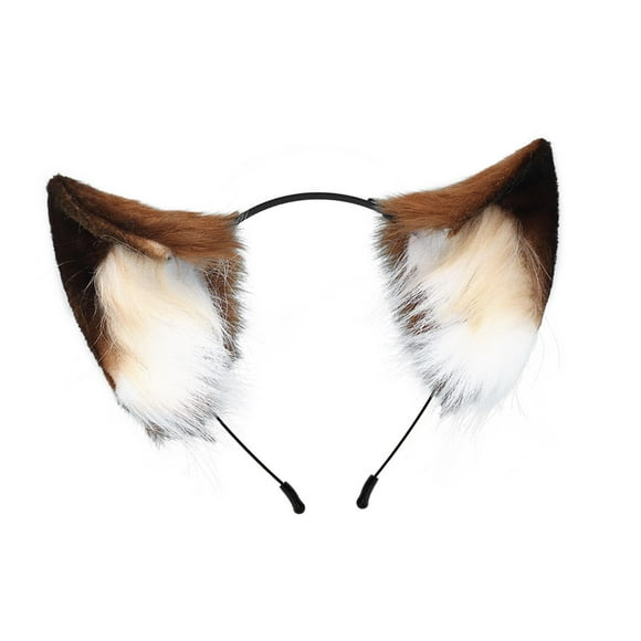 Cat Ear Hair Hoop Cosplay Kids Adults for Halloween Performance Festival chocolate