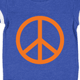 thumbnail image 4 of Inktastic Funky Orange Peace Sign Boys or Girls Baby Bodysuit, 4 of 5