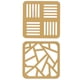 thumbnail image 1 of 2 unids Posavasos de Metal Oro Zhivalor Anti Escaldado Aislamiento Térmico Hierro Tetragonum, 1 of 8
